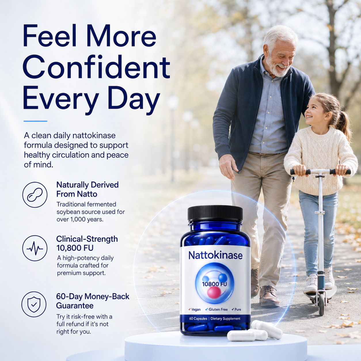 Premium Nattokinase - Natural solution for reversing arterial inflammation